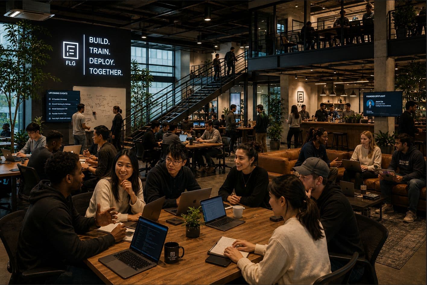 AI Builders Campus interior